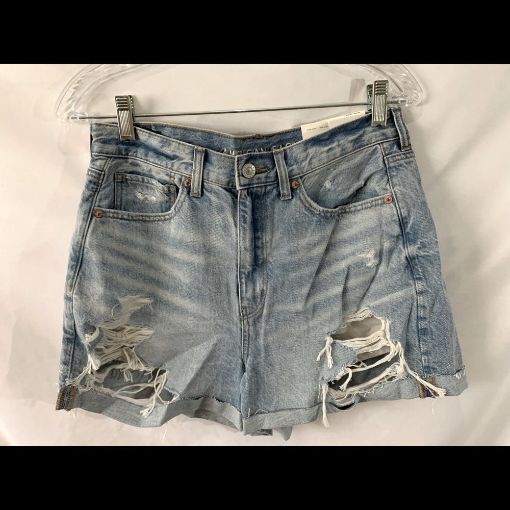 American Eagle Distressed Mom Shorts